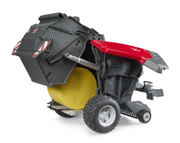 Lis na kulaté balíky Massey Ferguson RB 4180V - Bruder 2039