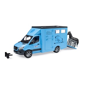 MB Sprinter für Tiertransport mit Pferdefigur - Bruder 2674