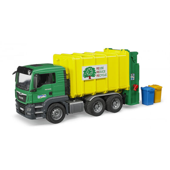 MAN TGS grüner Müll-LKW - Bruder 3764