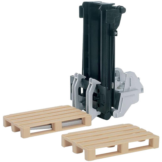 Palettenheber für Traktor + 2 Paletten - Bruder 2337