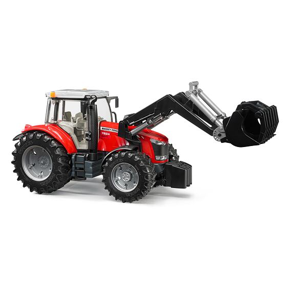 Massey Ferguson 7624 Traktor mit Frontlader - BRUDER 3047