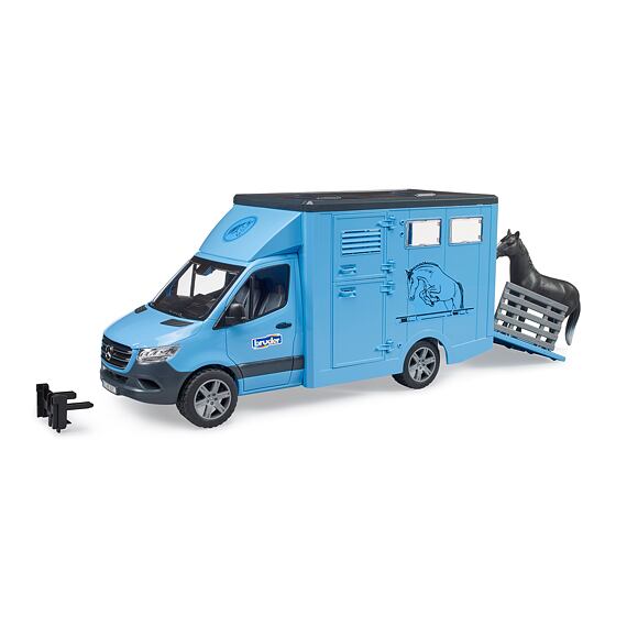 MB Sprinter für Tiertransport mit Pferdefigur - Bruder 2674