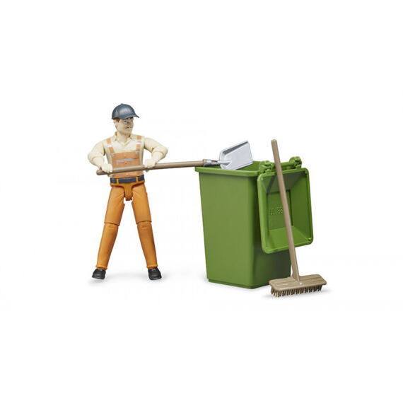 Müllwerker Figur - Bruder 62140