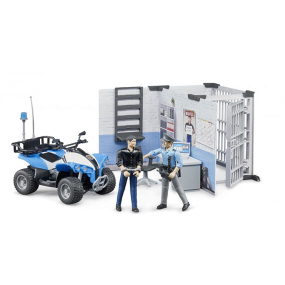 Polizeistation, Quad und Figuren - Bruder 62730