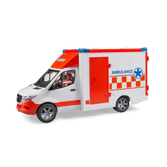 MB Sprinter Krankenwagen mit Fahrer - Bruder 2676