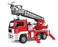 MAN-LKW mit Feuerwehrleiter und Sirene - Bruder 2771