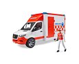 MB Sprinter Krankenwagen mit Fahrer - Bruder 2676