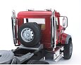 Nákladní auto MACK Granite s návěsem a traktorem JCB 4CX - bruder 2813