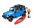 Jeep Wrangler Rubicon Unlimited s kajakem a kajakářem - Bruder 2529