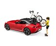 Sport DODGE mit Rennrad und Figur - Bruder 3485