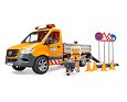 MB Sprinter mit Fahrer und Zubehör - Bruder 2677